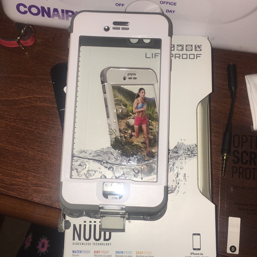 Lifeproof Nuud Case for iPhone 6s White & Grey
